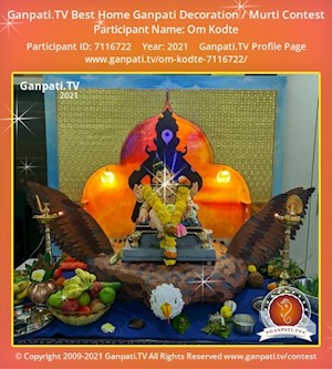 Om Kodte Home Ganpati Picture