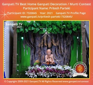 Pritesh Parteki Home Ganpati Picture