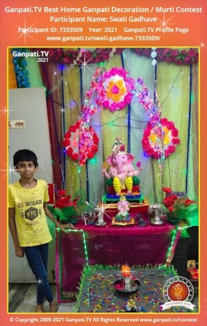 Swati Gadhave Home Ganpati Picture