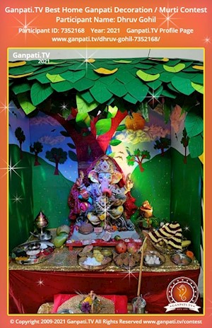 Dhruv Gohil Home Ganpati Picture