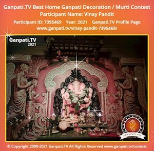 Vinay Pandit Home Ganpati Picture