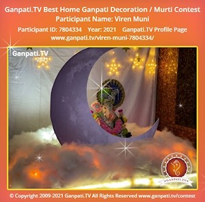 Viren Muni Home Ganpati Picture