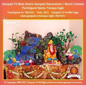 Tanaya Ingle Home Ganpati Picture