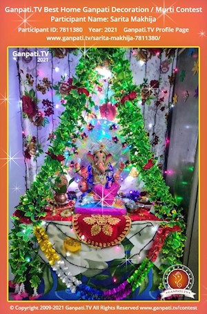 Sarita Makhija Home Ganpati Picture