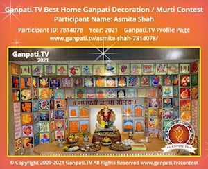 Asmita Shah Home Ganpati Picture