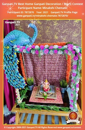 Minakshi Chemate Home Ganpati Picture