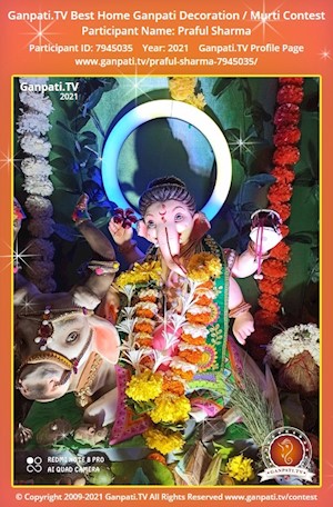 Praful Sharma Home Ganpati Picture