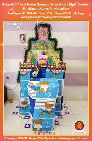 Pravin Jadhav Home Ganpati Picture