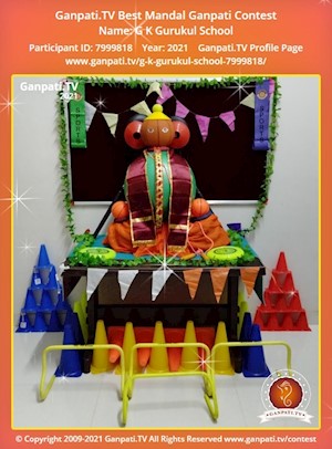 G K Gurukul School Ganpati Picture