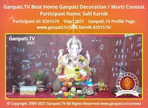 Salil Karnik Home Ganpati Picture