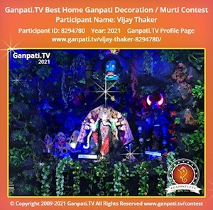 Vijay Thaker Home Ganpati Picture