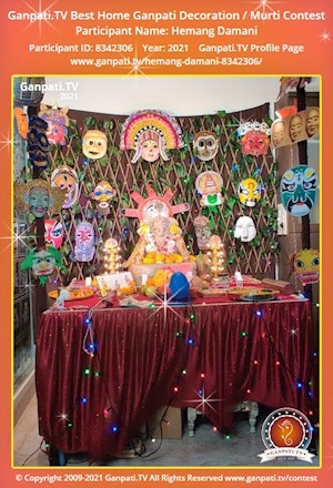 Hemang Damani Home Ganpati Picture