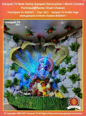 Sham Chawan Home Ganpati Picture