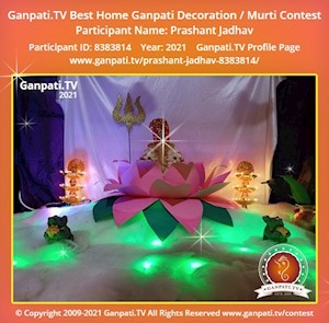 Prashant Jadhav Home Ganpati Picture