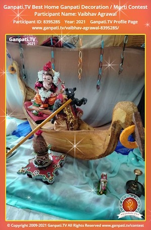 Vaibhav Agrawal Home Ganpati Picture