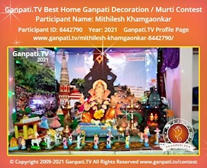 Mithilesh Khamgaonkar Home Ganpati Picture