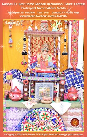 Vibhuti Mehta Home Ganpati Picture