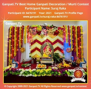 Suraj Raka Home Ganpati Picture