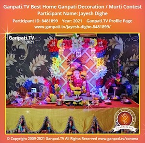 Jayesh Dighe Home Ganpati Picture