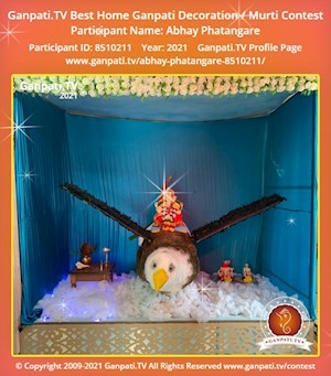 Abhay Phatangare Home Ganpati Picture