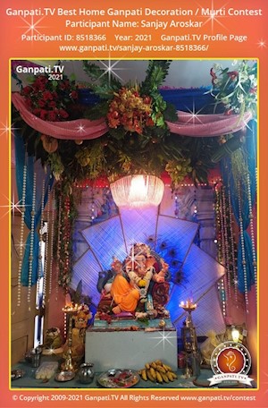 Sanjay Aroskar Home Ganpati Picture