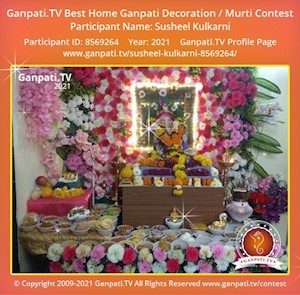 Susheel Kulkarni Home Ganpati Picture