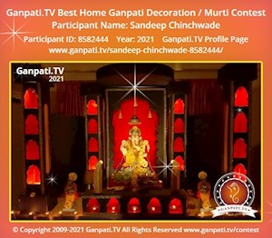 Sandeep Chinchwade Home Ganpati Picture