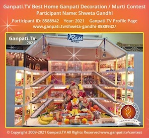 Shweta Gandhi Home Ganpati Picture