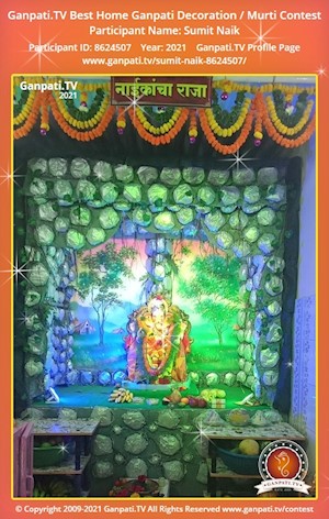 Sumit Naik Home Ganpati Picture