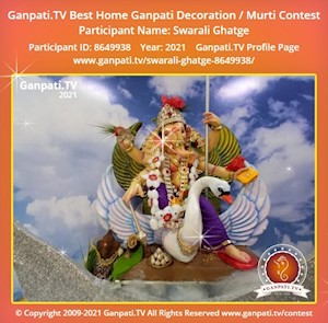 Swarali Ghatge Home Ganpati Picture