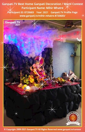 Mihir Mhatre Home Ganpati Picture