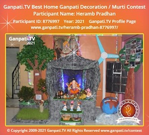 Heramb Pradhan Home Ganpati Picture