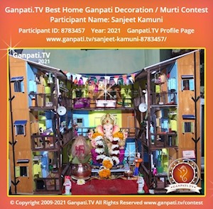 Sanjeet Kamuni Home Ganpati Picture