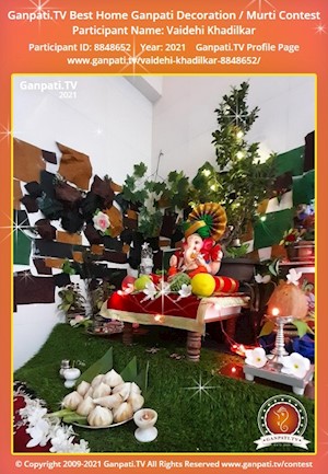 Vaidehi Khadilkar Home Ganpati Picture
