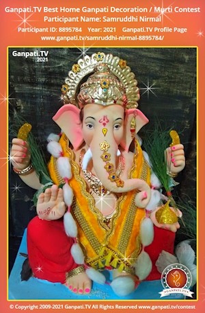 Samruddhi Nirmal Home Ganpati Picture