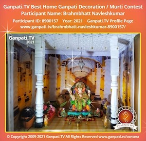 Brahmbhatt Navleshkumar Home Ganpati Picture