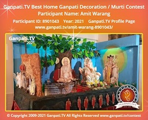 Amit Warang Home Ganpati Picture