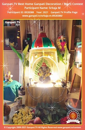 Sritaja M Home Ganpati Picture