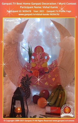 Vishal Kamle Home Ganpati Picture