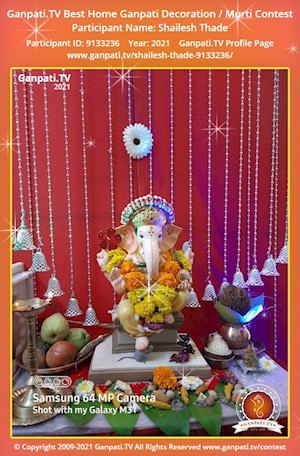 Shailesh Thade Home Ganpati Picture