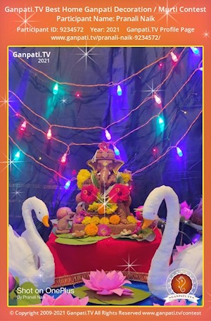 Pranali Naik Home Ganpati Picture