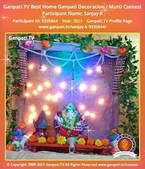 Sanjay K Home Ganpati Picture