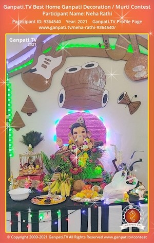 Neha Rathi Home Ganpati Picture