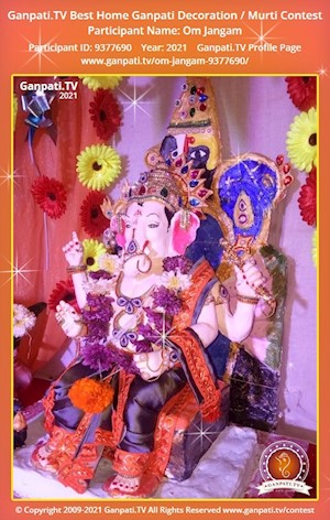 Om Jangam Home Ganpati Picture