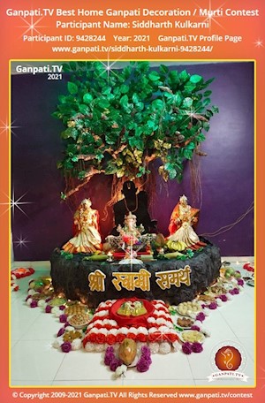 Siddharth Kulkarni Home Ganpati Picture