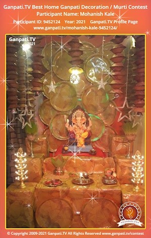 Mohanish Kale Home Ganpati Picture