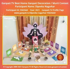 Dipeeka Nagarkar Home Ganpati Picture