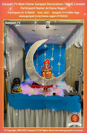 Archana Nagori Home Ganpati Picture