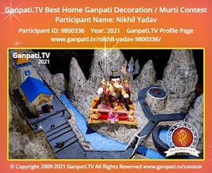 Nikhil Yadav Home Ganpati Picture