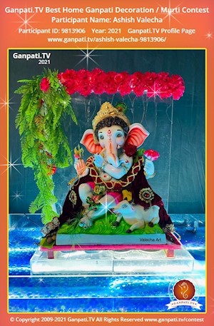 Ashish Valecha Home Ganpati Picture